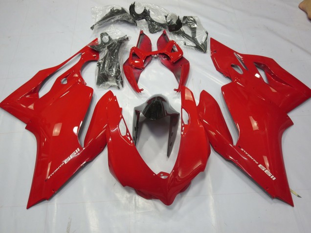 Best Plain Gloss Red Ducati 1199 Motorcycle Fairings Best Plain Gloss Red Ducati 1199 Motorcycle Fairings