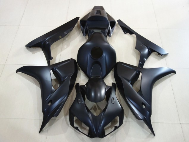 Best Plain Matte Black Honda CBR1000RR Motorcycle Fairings 2006-2007 Best Plain Matte Black Honda CBR1000RR Motorcycle Fairings 2006-2007