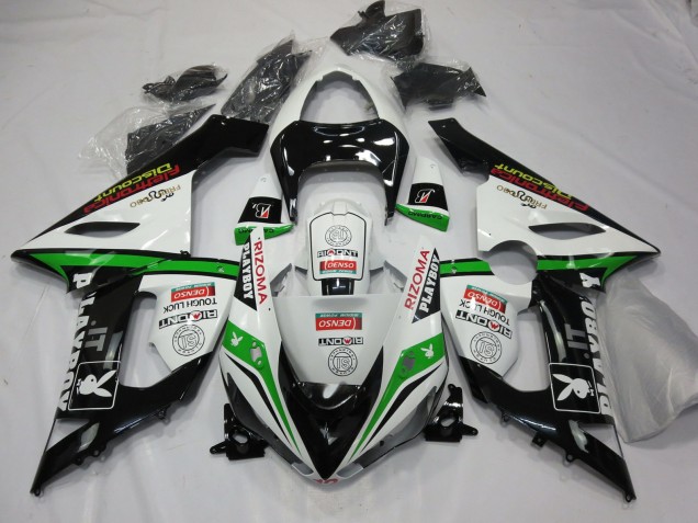 Best PlayBoy Kawasaki ZX6R Motorcycle Fairings 2005-2006 Best PlayBoy Kawasaki ZX6R Motorcycle Fairings 2005-2006
