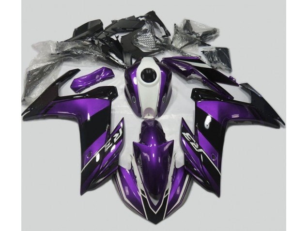 Best Purple and Gloss Black Yamaha R3 Motorcycle Fairings 2015-2018