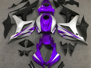 Best Purple and Silver OEM Style Honda CBR600RR Motorcycle Fairings 2007-2008