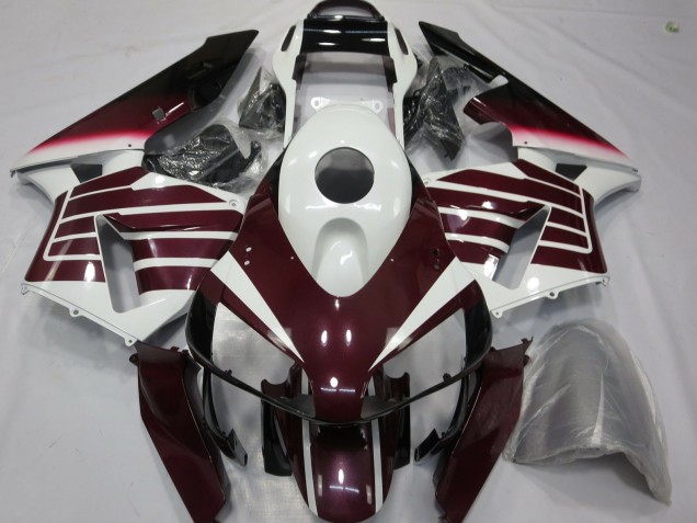 Best Purple and White Honda CBR600RR Motorcycle Fairings 2003-2004 Best Purple and White Honda CBR600RR Motorcycle Fairings 2003-2004