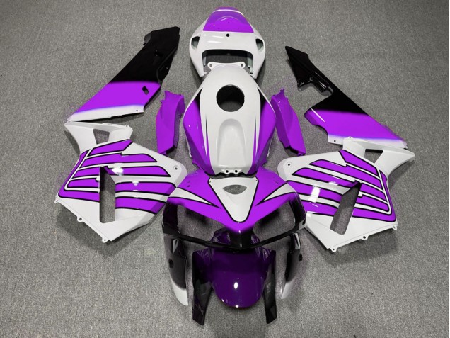 Best Purple and White Wings Honda CBR600RR Motorcycle Fairings 2005-2006 Best Purple and White Wings Honda CBR600RR Motorcycle Fairings 2005-2006