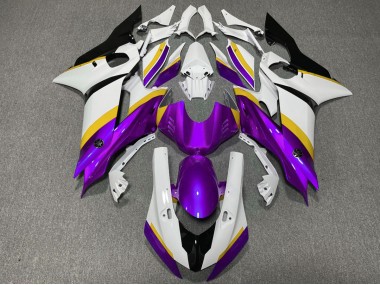 Best Purple and Yellow Gloss Yamaha R6 Motorcycle Fairings 2017-2019