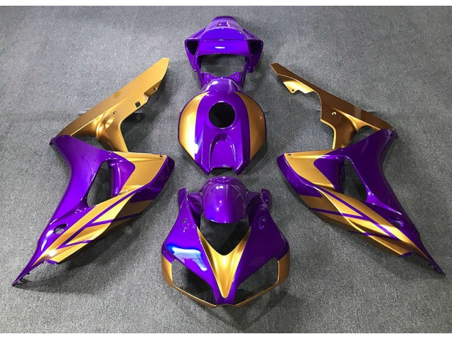Best Purple & Gold Honda CBR1000RR Motorcycle Fairings 2006-2007