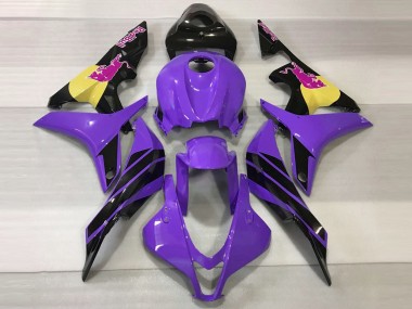 Best Purple & Pink Bull Honda CBR600RR Motorcycle Fairings 2007-2008