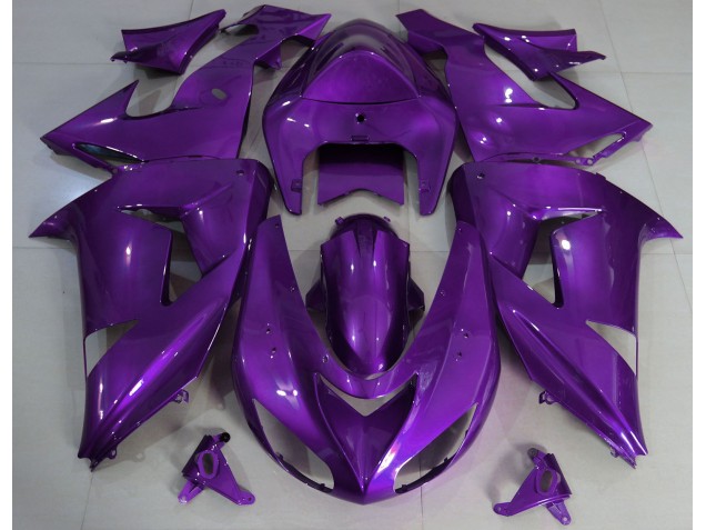 Best Purple Plain Kawasaki ZX10R Motorcycle Fairings 2006-2007 Best Purple Plain Kawasaki ZX10R Motorcycle Fairings 2006-2007