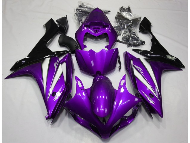 Best Purple White and Black Yamaha R1 Motorcycle Fairings 2007-2008 Best Purple White and Black Yamaha R1 Motorcycle Fairings 2007-2008