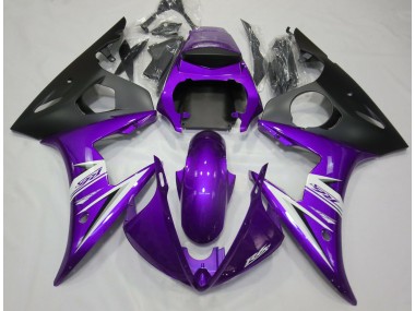 Best Purple & White Yamaha R6 Motorcycle Fairings 2003-2005
