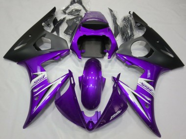 Best Purple & White Yamaha R6 Motorcycle Fairings 2003-2005