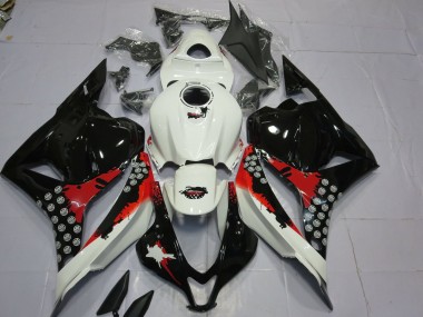 Best Red and Black Splatter Honda CBR600RR Motorcycle Fairings 2009-2012
