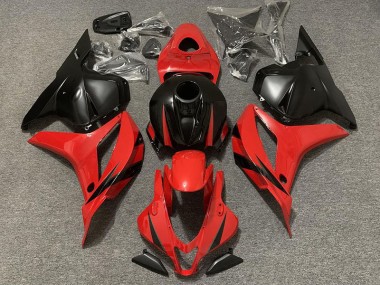 Best Red and Matte Black Honda CBR600RR Motorcycle Fairings 2009-2012