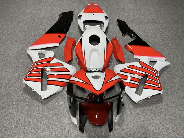 Best Red and White Wings Honda CBR600RR Motorcycle Fairings 2005-2006 Best Red and White Wings Honda CBR600RR Motorcycle Fairings 2005-2006
