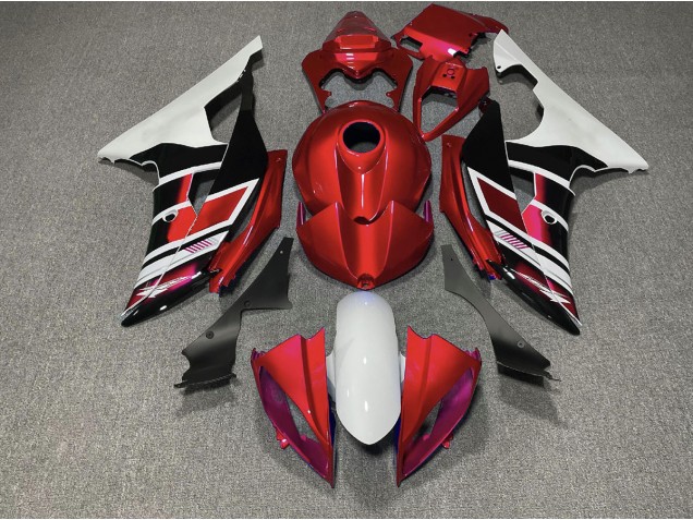 Best Red Black and White OEM Style Yamaha R6 Motorcycle Fairings 2008-2016 Best Red Black and White OEM Style Yamaha R6 Motorcycle Fairings 2008-2016