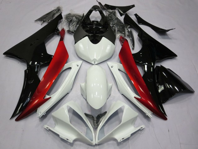 Best Red Black and White Yamaha R6 Motorcycle Fairings 2008-2016 Best Red Black and White Yamaha R6 Motorcycle Fairings 2008-2016