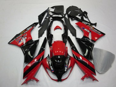 Best Red Black Kawasaki ZX6R Motorcycle Fairings 2009-2012