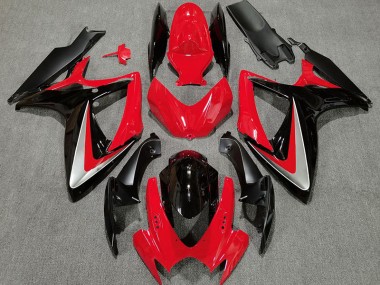 Best Red Black OEM Style Suzuki GSXR 600-750 Motorcycle Fairings 2006-2007