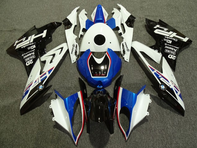 Best Red Blue and White HP4 BMW S1000RR Motorcycle Fairings 2009-2018