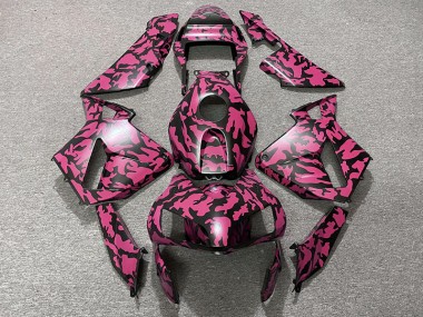 Best Red Camo Honda CBR600RR Motorcycle Fairings 2003-2004