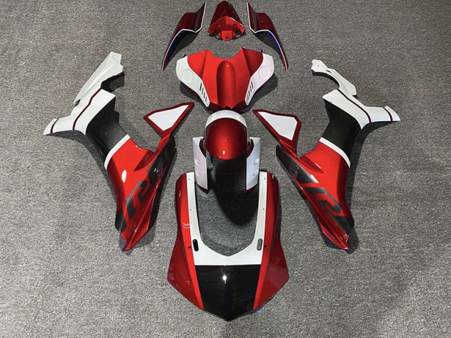 Best Red & Carbon Fiber Accents Yamaha R1 Motorcycle Fairings 2015-2019 Best Red & Carbon Fiber Accents Yamaha R1 Motorcycle Fairings 2015-2019