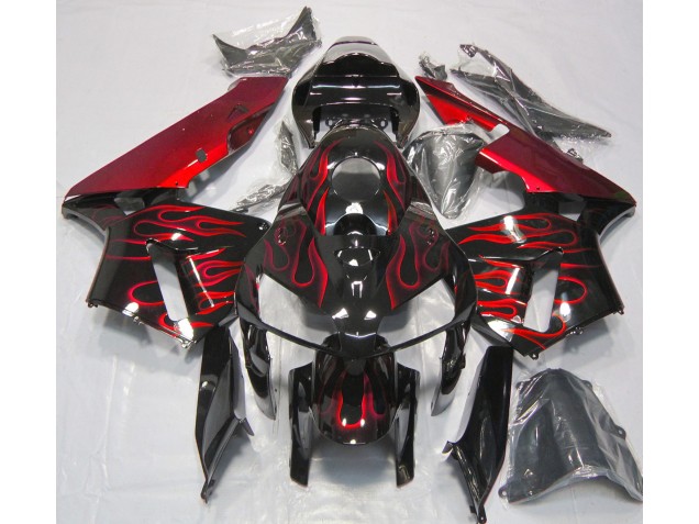 Best Red Flame Honda CBR600RR Motorcycle Fairings 2005-2006 Best Red Flame Honda CBR600RR Motorcycle Fairings 2005-2006