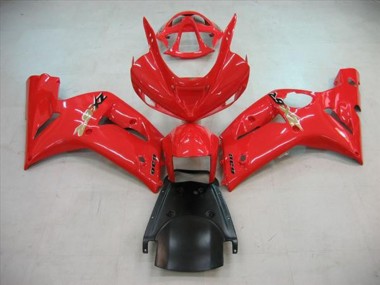 Best Red Gloss Kawasaki ZX6R Motorcycle Fairings 2003-2004