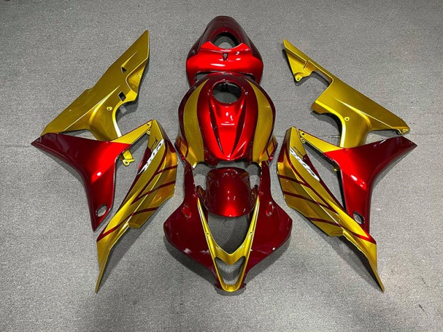 Best Red & Gold Honda CBR600RR Motorcycle Fairings 2007-2008 Best Red & Gold Honda CBR600RR Motorcycle Fairings 2007-2008