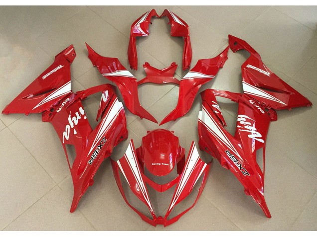 Best Red Ninja Kawasaki ZX6R Motorcycle Fairings 2013-2018