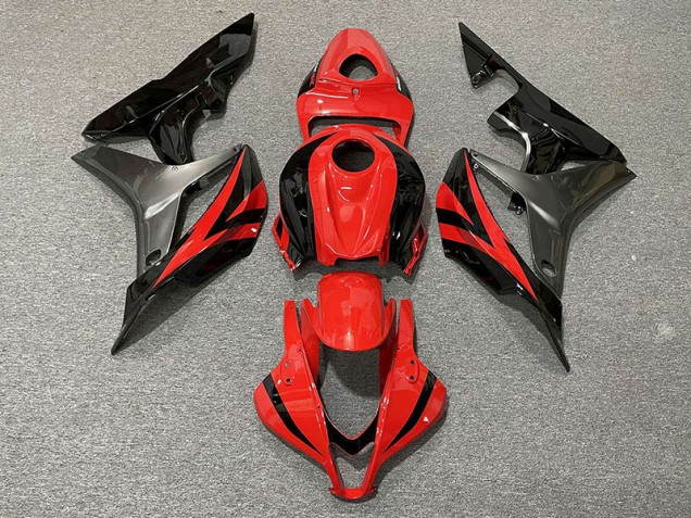 Best Red OEM Style & Grey Honda CBR600RR Motorcycle Fairings 2007-2008