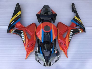 Best Red Shark Honda CBR1000RR Motorcycle Fairings 2006-2007