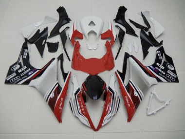 Best Red white and Black Style Triumph Daytona 675 Motorcycle Fairings 2013-2016