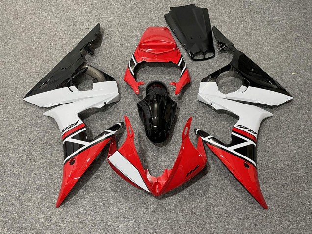 Best Red White and Black Yamaha R6 Motorcycle Fairings 2003-2005