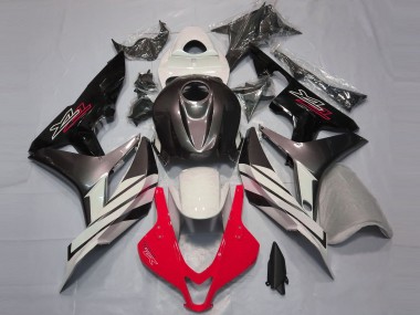 Best Red White and Gray Honda CBR600RR Motorcycle Fairings 2007-2008