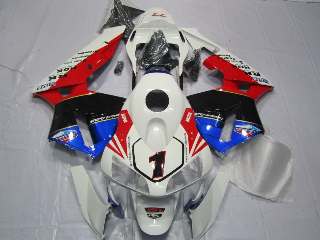Best Red White Black and Blue Honda CBR600RR Motorcycle Fairings 2003-2004 Best Red White Black and Blue Honda CBR600RR Motorcycle Fairings 2003-2004