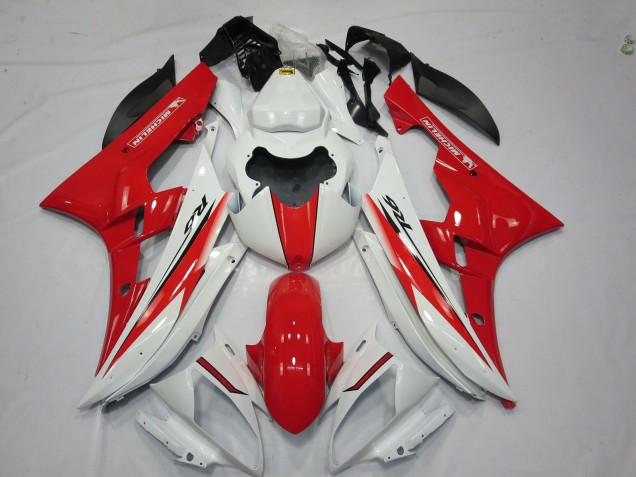 Best Red White OEM Style Yamaha R6 Motorcycle Fairings 2006-2007 Best Red White OEM Style Yamaha R6 Motorcycle Fairings 2006-2007