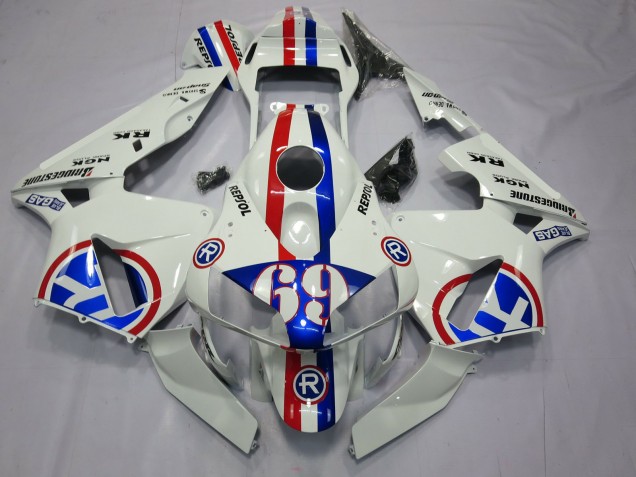 Best Repsol 69 Honda CBR600RR Motorcycle Fairings 2003-2004 Best Repsol 69 Honda CBR600RR Motorcycle Fairings 2003-2004
