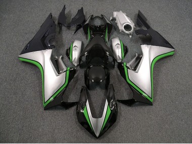 Best Silver and Black & Green Honda CBR1000RR Motorcycle Fairings 2017-2019