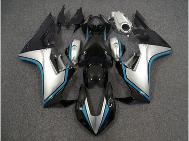 Best Silver and Black & Light Blue Honda CBR1000RR Motorcycle Fairings 2017-2019