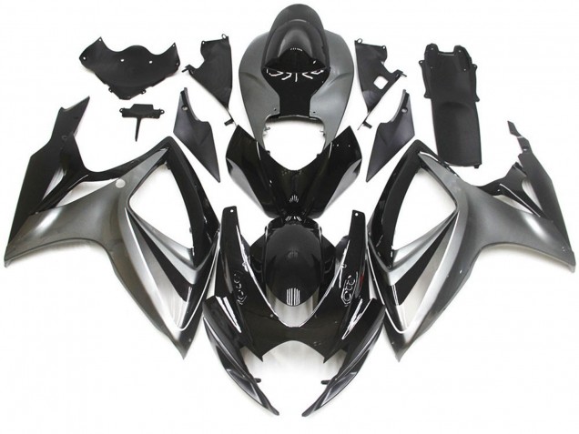 Best Silver and Black Special OEM Style Suzuki GSXR 600-750 Motorcycle Fairings 2006-2007 Best Silver and Black Special OEM Style Suzuki GSXR 600-750 Motorcycle Fairings 2006-2007