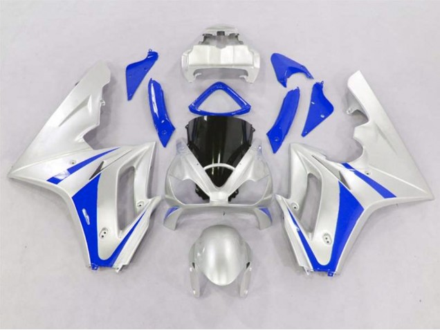 Best Silver and Blue Triumph Daytona 675 Motorcycle Fairings 2006-2008 Best Silver and Blue Triumph Daytona 675 Motorcycle Fairings 2006-2008