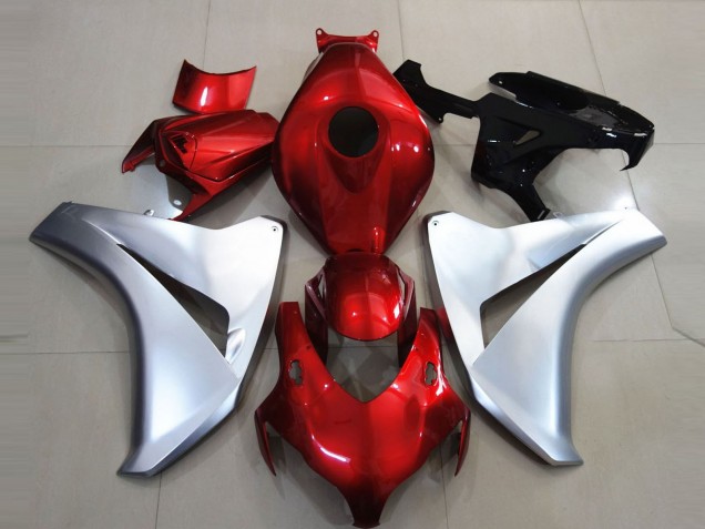 Best Silver and Candy Apple Honda CBR1000RR Motorcycle Fairings 2008-2011 Best Silver and Candy Apple Honda CBR1000RR Motorcycle Fairings 2008-2011