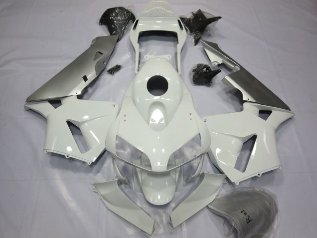 Best Silver and White Honda CBR600RR Motorcycle Fairings 2003-2004 Best Silver and White Honda CBR600RR Motorcycle Fairings 2003-2004