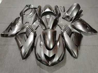 Best Silver Kawasaki ZX14R Motorcycle Fairings 2006-2011