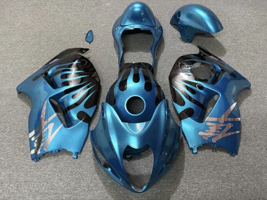 Best Sky Blue and Black Suzuki GSXR 1300 Motorcycle Fairings 1997-2007