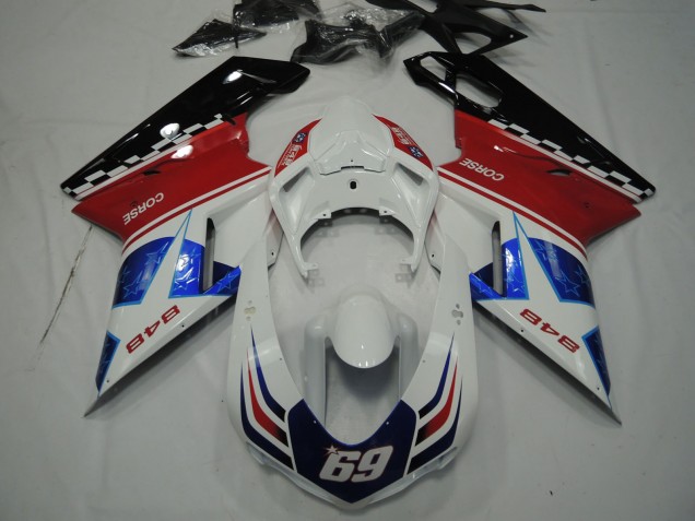 Best Star Blue Ducati 848 1098 1198 Motorcycle Fairings 2007-2012 Best Star Blue Ducati 848 1098 1198 Motorcycle Fairings 2007-2012