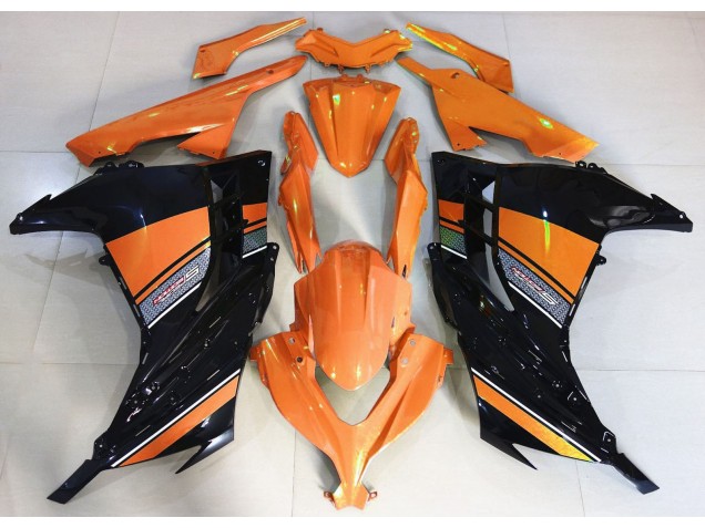Best Sunrise Orange and Black Kawasaki Ninja 300 Motorcycle Fairings 2013-2018 Best Sunrise Orange and Black Kawasaki Ninja 300 Motorcycle Fairings 2013-2018