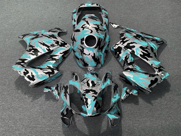 Best Teal Camo Honda VFR800 Motorcycle Fairings 2002-2012 Best Teal Camo Honda VFR800 Motorcycle Fairings 2002-2012