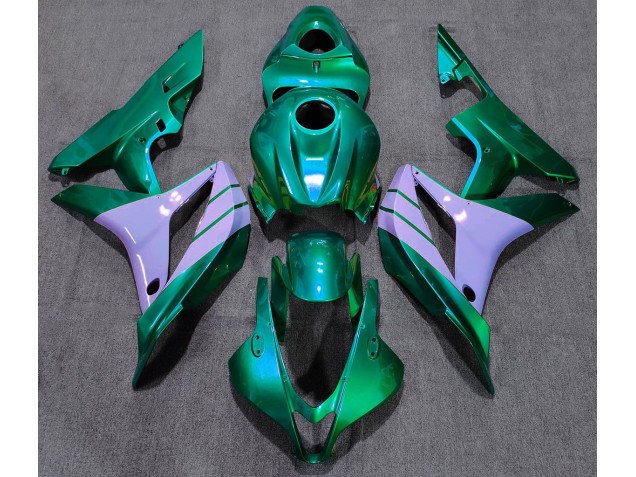 Best Turquoise and Milky Purple Honda CBR600RR Motorcycle Fairings 2007-2008