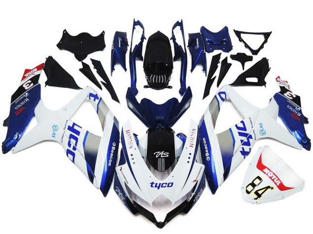 Best TYCO Gloss Custom Style Suzuki GSXR 600-750 Motorcycle Fairings 2008-2010 Best TYCO Gloss Custom Style Suzuki GSXR 600-750 Motorcycle Fairings 2008-2010
