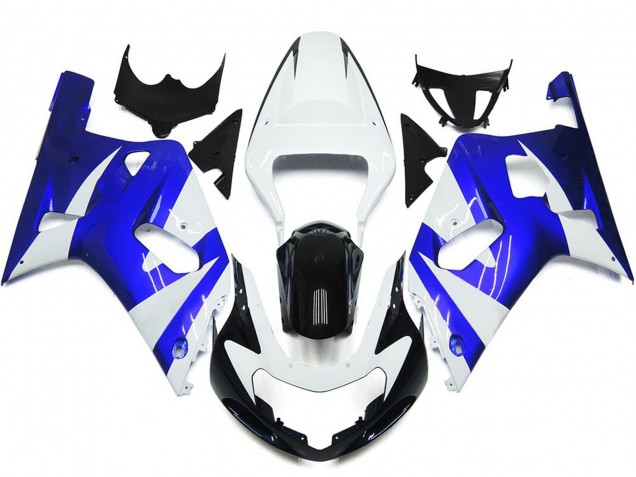 Best Vibrant Blue and White OEM Style Suzuki GSXR 600-750 Motorcycle Fairings 2001-2003 Best Vibrant Blue and White OEM Style Suzuki GSXR 600-750 Motorcycle Fairings 2001-2003